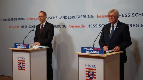 Klose und Bouffier PK November