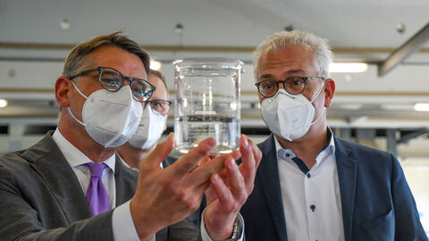 Zu Besuch im Brauchwasserwerk des Wasserverbandes Hessisches Ried 