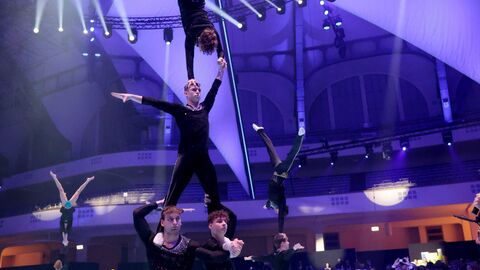 Es ging in luftige Höhen.