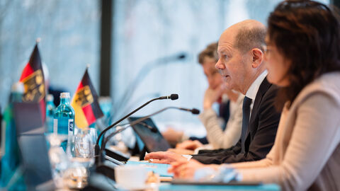 Gespräch mit dem Bundeskanzler zur Flüchtlingspolitik